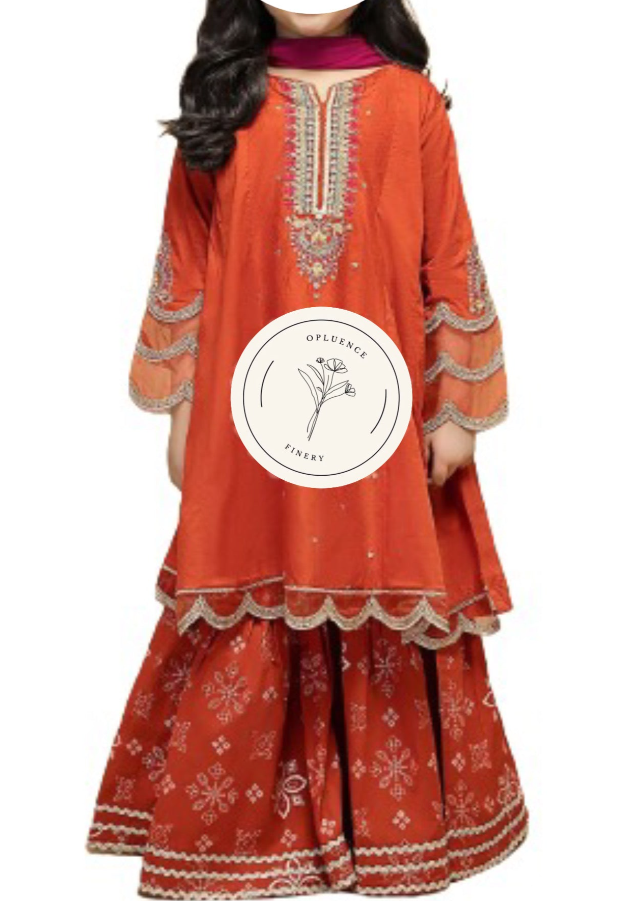 Beautiful Girls Pakistani Plazzo Suit Set. Hamburg