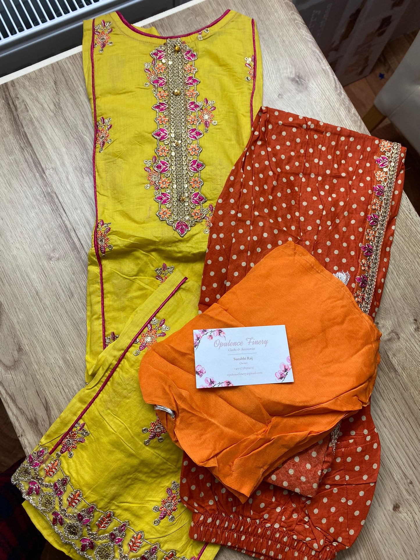 Appealing Yellow and Orange Festive Wear for Girls and Petite Women.